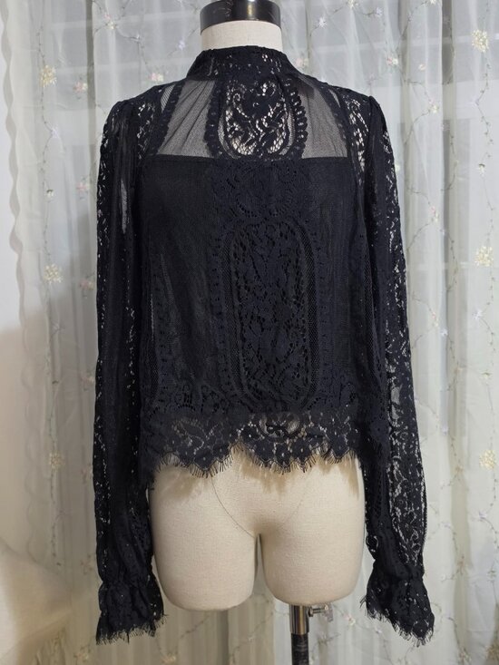 Tops - New Francesca's Black Blouse